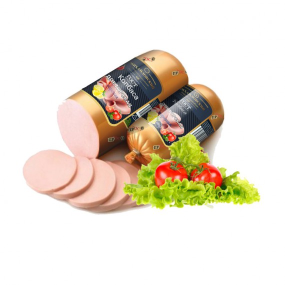 Вареная колбаса Докторская
